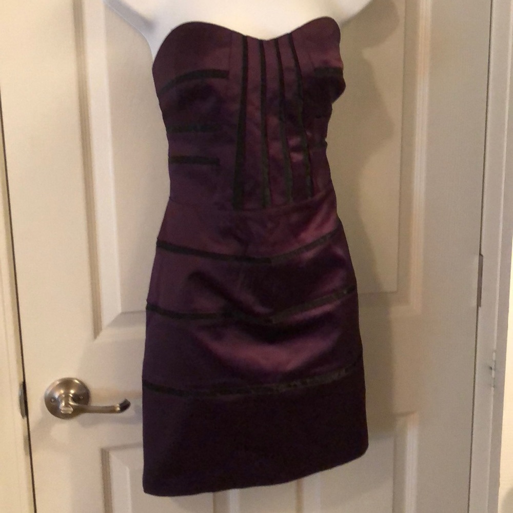 🌺 Purple and Black Dress